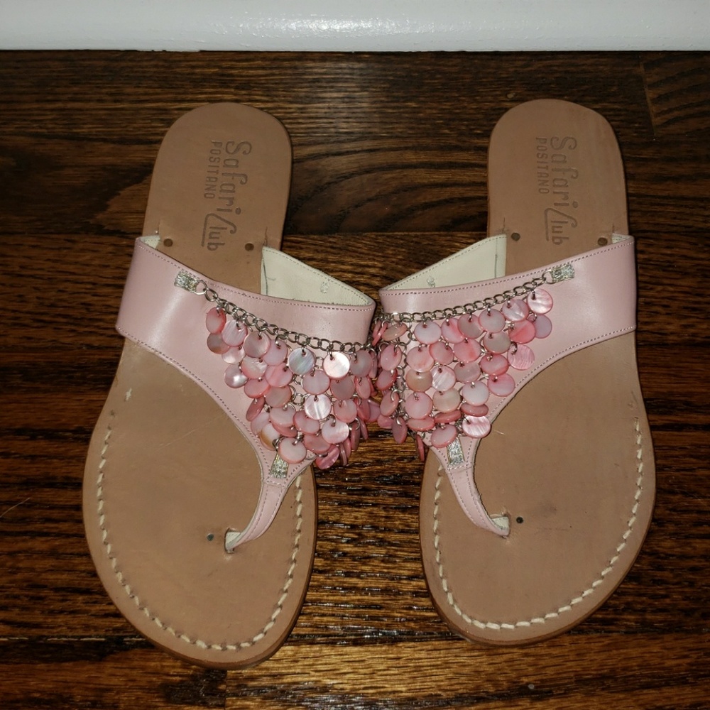 Safari club. Leather sandals hand made